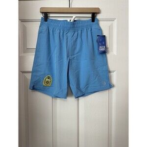 XCELSIUS Active Argentina Soccer Training Shorts Blue Mens Size Small NEW
